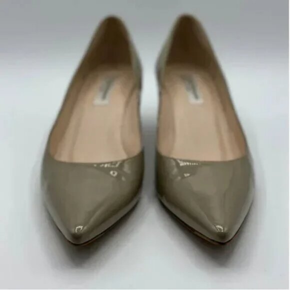 LK Bennett Women's Audrey Pointed-toe Patent Leather Court Shoes Size 40 - Picture 4 of 9